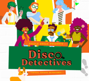 Disco Detectives Virtual Escape Room
